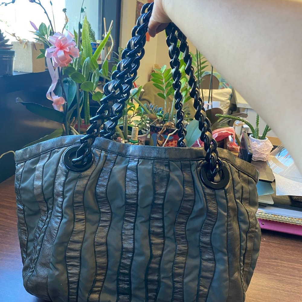 Authentic Large Prada Bag - image 8
